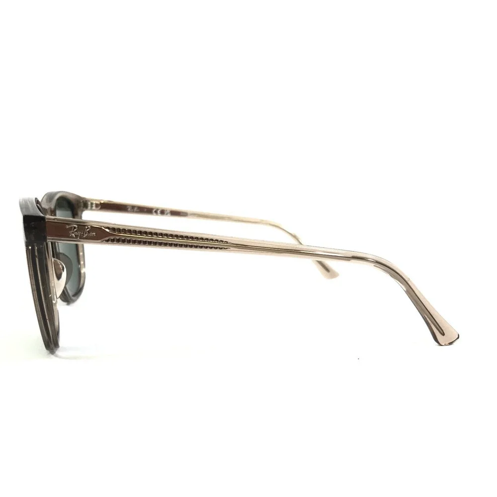 Ray-Ban Sunglasses RB2210 8457/31 Transparent Brown Frames w/ Dark Green Lenses